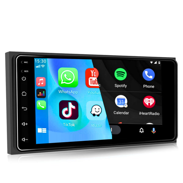 Toyota RAV4 (2001 –2008) / Camry (2002 – 2006) / 4Runner (1995 – 2002) / Tundra (2003 – 2006) / Fortuner (2009–2015) / FJ Cruiser (2006 – 2009) | CarPlay & Android Auto | Zwart