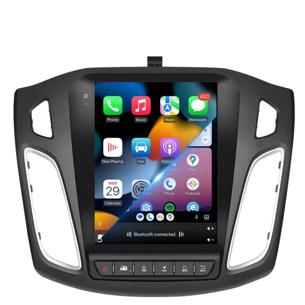 Ford Focus (2012 – 2018) | Inbouw CarPlay & Android Auto | Zwart