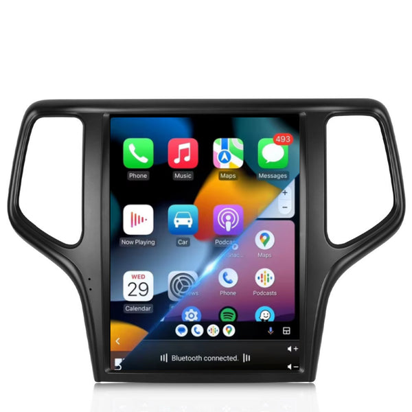 Jeep Grand Cherokee (2014 – 2021) | Inbouw CarPlay & Android Auto | Zwart