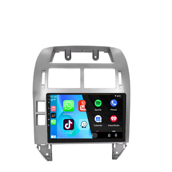 Volkswagen Polo (2004 – 2011) | Inbouw CarPlay & Android Auto | Zilver