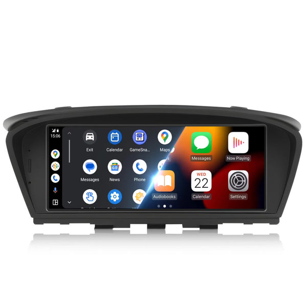 BMW 5 Series (2003 – 2010) / 3 Series (1999 – 2005) | Inbouw CarPlay & Android Auto | Zwart