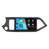 Kia Picanto (2012 – 2016) | Inbouw CarPlay & Android Auto | Zwart