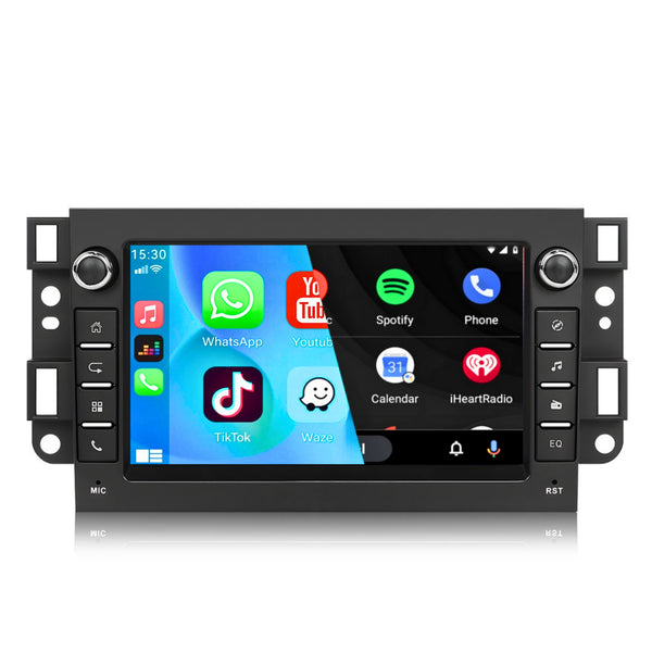 Pontiac G3 Wave (2009) / Matiz G2 (2003 – 2009) / Daewoo Kalos (2002 – 2005) / Matiz (1998 – ) / Chevrolet Tosca (2006 – 2010) | Inbouw CarPlay & Android Auto | Zwart