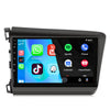 Honda Civic (2012 – 2015) | Inbouw CarPlay & Android Auto | Zwart