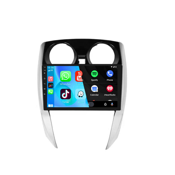 Nissan Note (2014 – 2017) | Inbouw CarPlay & Android Auto | Zilver