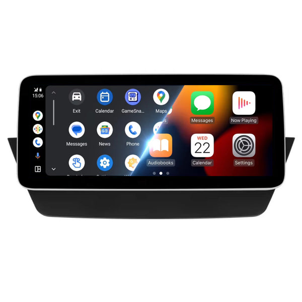 BMW X1 (2012 – 2015) | Inbouw CarPlay & Android Auto | Zwart