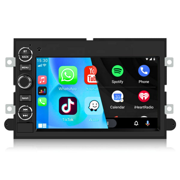 Ford F-250SD (2005 – 2010) / F550SD (2011 – 2016) / Five Hundred (2005 – 2007) / Fusion (2006 – 2009) / MKZ (2006 – 2012) / Montego (2005 – 2007) / Sable (2005 – 2007) / Taurus (2008 – 2009) / Mark LT (2004 – 2014) | Inbouw CarPlay & Android Auto | Zwart