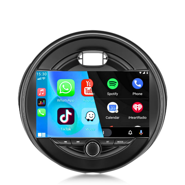 BMW Mini Cooper F55 (2014 – 2019) | Inbouw CarPlay & Android Auto | Zwart