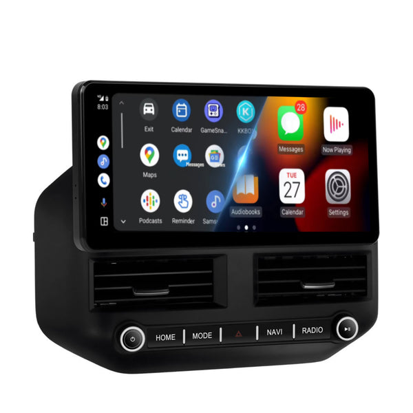 Mitsubishi Pajero V73 (2004 – 2011) | Inbouw CarPlay & Android Auto | Zwart
