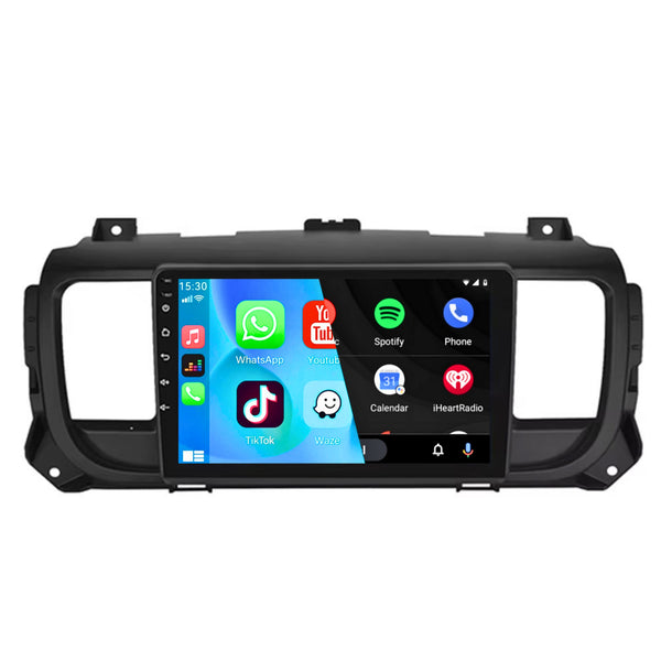 Citroën Jumpy (2016) / Peugeot Expert Box (2016) / Toyota Proace Box MDZ (2016) | Inbouw CarPlay & Android Auto | Zwart