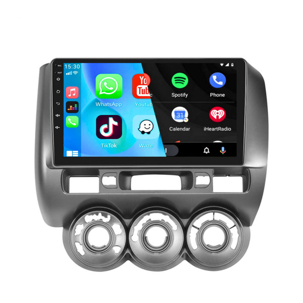 Honda Fit (2004 – 2010) | Inbouw CarPlay & Android Auto | Zwart
