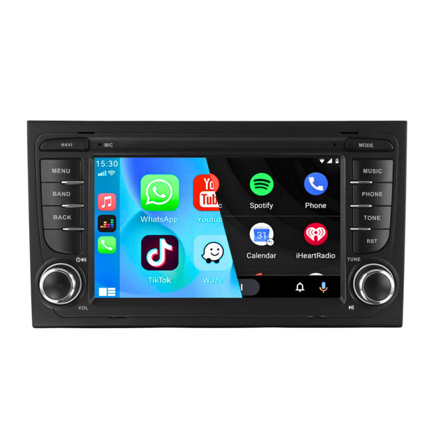 Seat Exeo (2008 – 2013) | CarPlay & Android Auto | Zwart