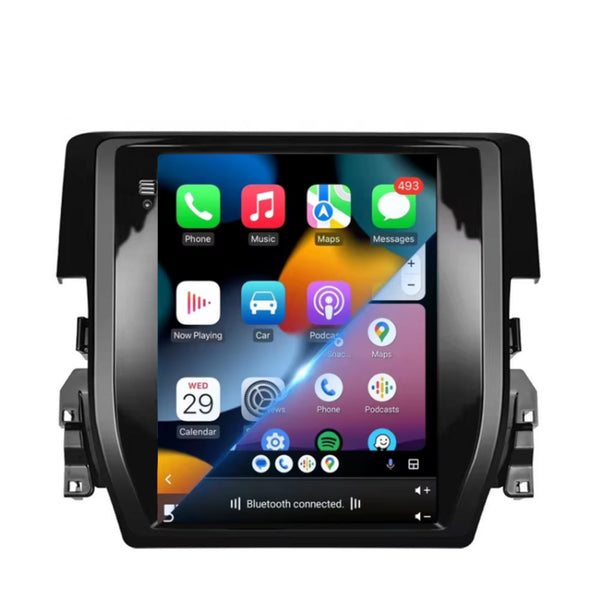 Honda Civic (2016) | Inbouw CarPlay & Android Auto | Zwart