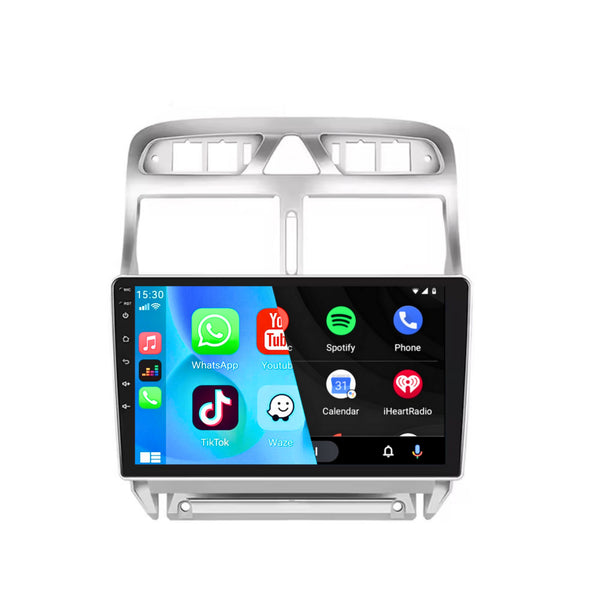 Peugeot 307 (2007 – 2013) | Inbouw CarPlay & Android Auto | Zilver