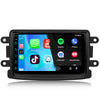 Dacia Logan (2010 – 2012) | Inbouw CarPlay & Android Auto | Zwart