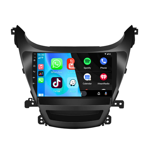 Hyundai Elantra (2014 – 2016) | Inbouw CarPlay & Android Auto | Zwart