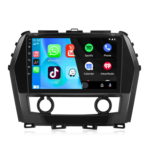 Nissan Maxima (2016 – 2017) | Inbouw CarPlay & Android Auto | Zwart