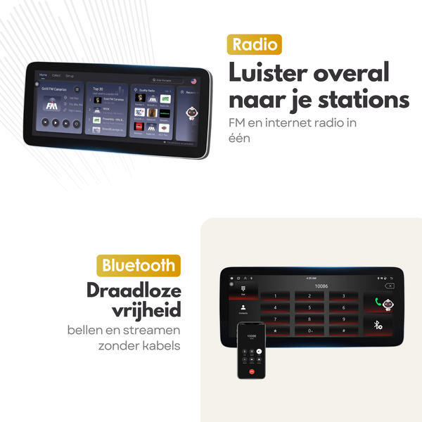 Audi Q5 (2009 – 2016) | Inbouw CarPlay & Android Auto | Zwart